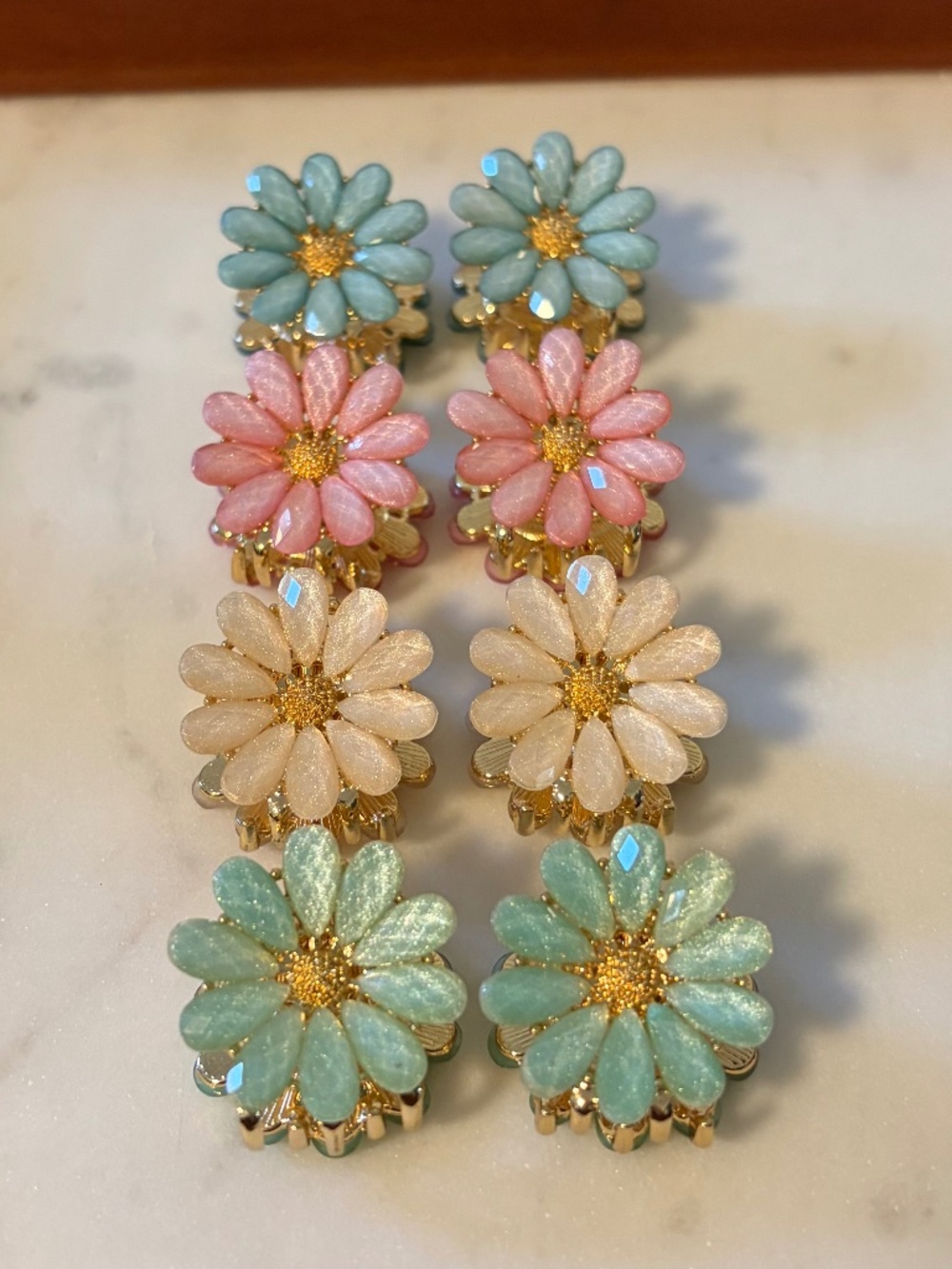3 for $12: TJ Maxx mini flower claw clips